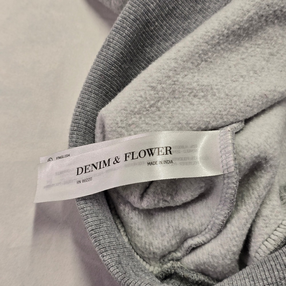 Denim & Flower Ricky Singh Colorblock Hoodie Sweatshirt Mens M‎ - Picture 9 of 11